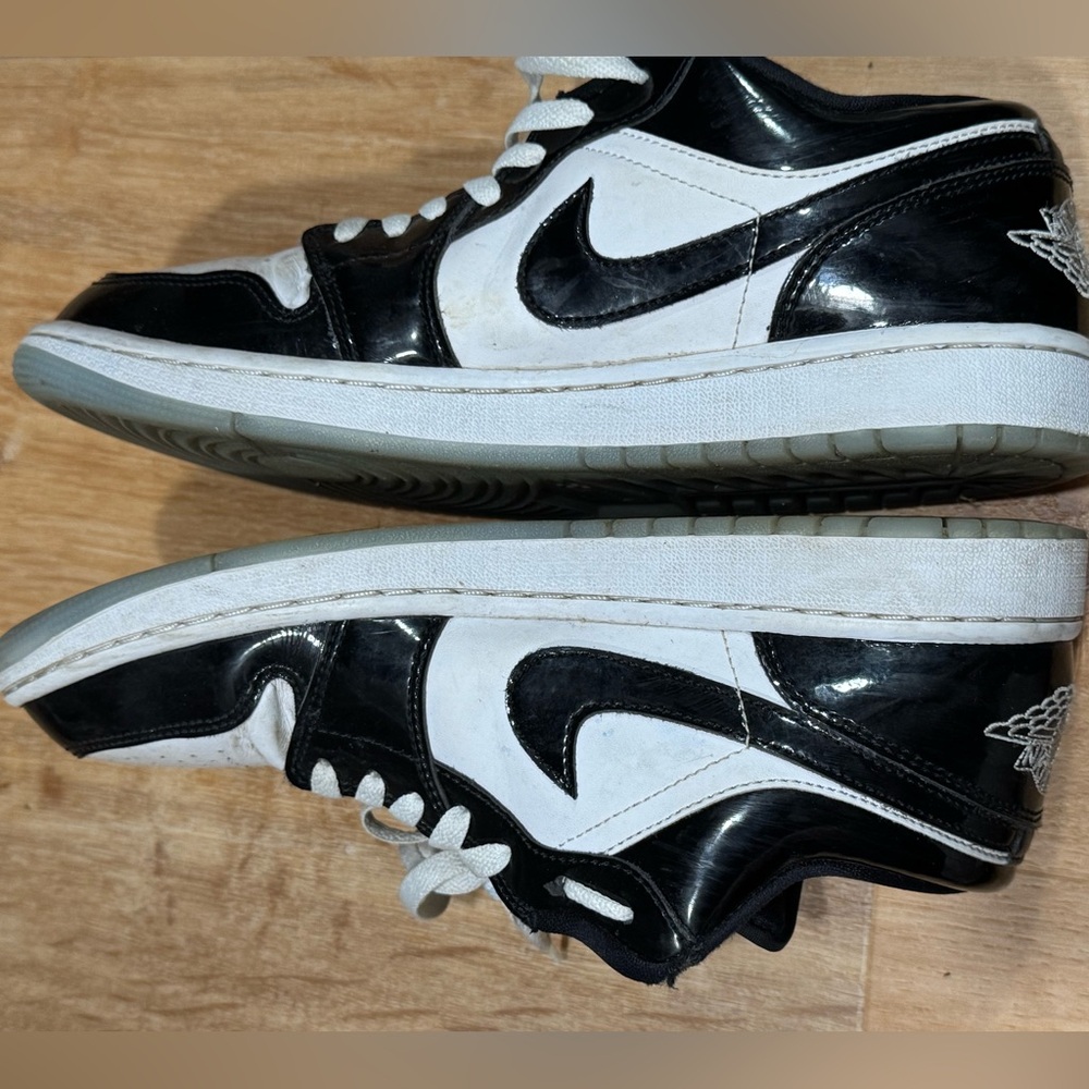 NIKE Jordan 1 Low Se Concord Black White Leather (dv1309-100)